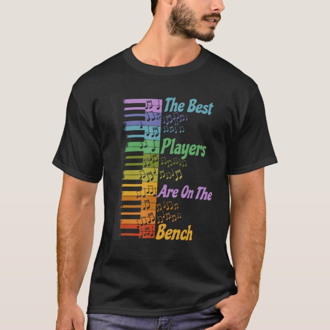 Camiseta Piano Music Lover Pianist The Best Players Are On  (Frente)