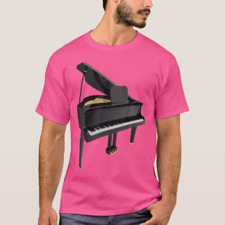 Camiseta Piano Music T Shirt For Men Women Boys Girls Tees 