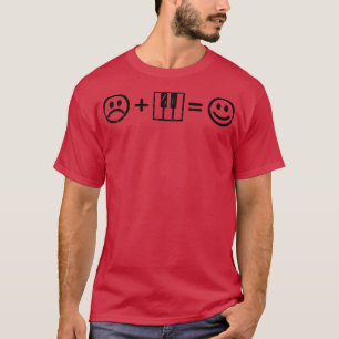 Camiseta Piano Music Torna Feliz Jogador De Piano Gift Engr