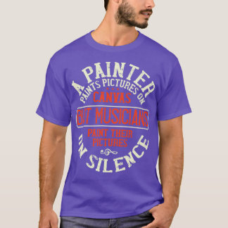 Camiseta Piano Musicians Paint Pictures