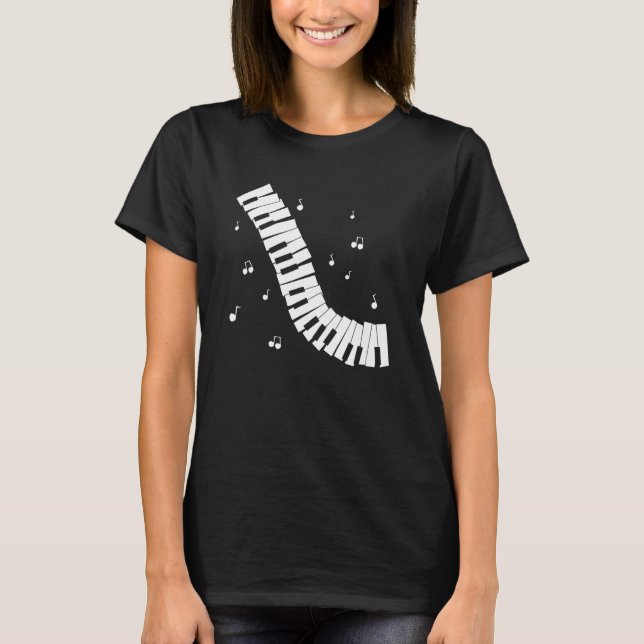 Camiseta Piano Notes (Frente)
