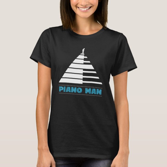Camiseta Piano Para Teclado E Instrumento (Frente)