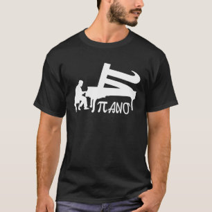 Camiseta Piano Pi 3 Símbolo 14 Dias Matemática & Ciência Mú