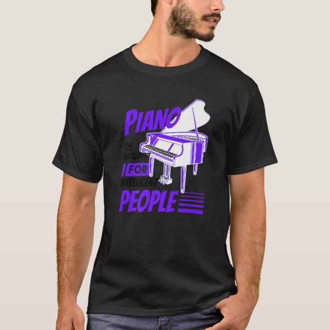 Camiseta Piano Pianist Music Keyboard Musician Quote Gag Ou (Frente)