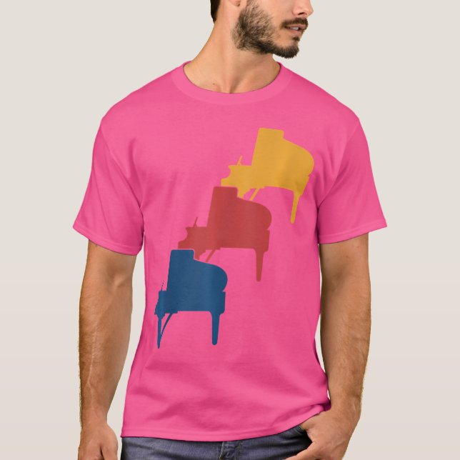 Camiseta Piano Pianist Piano Player (Frente)