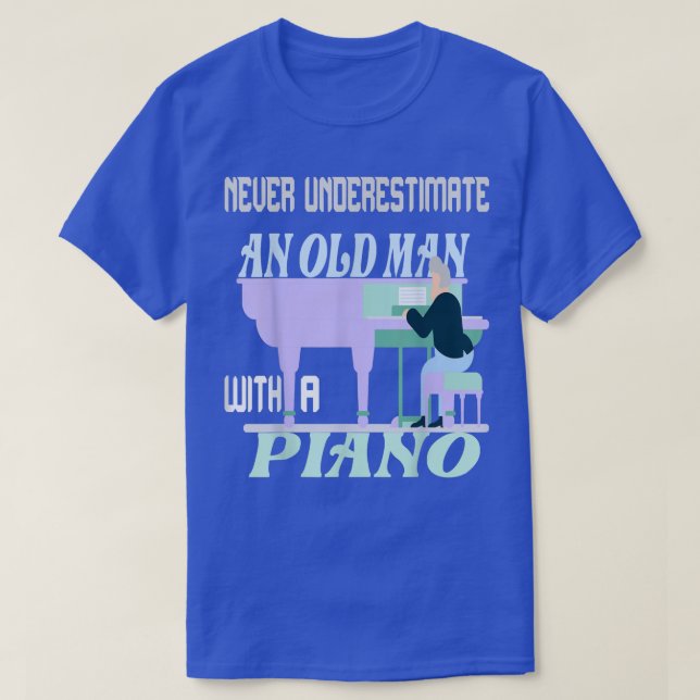 Camiseta Piano pianista (Frente do Design)