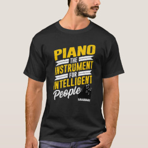 Camiseta Piano Pianista Músico Teclado Musical Cote Gag Ou