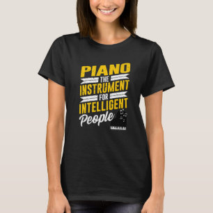 Camiseta Piano Pianista Músico Teclado Musical Cote Gag Ou
