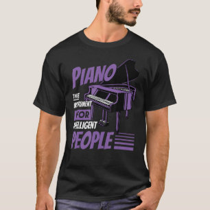Camiseta Piano Pianista Músico Teclado Musical Cote Gag Ou