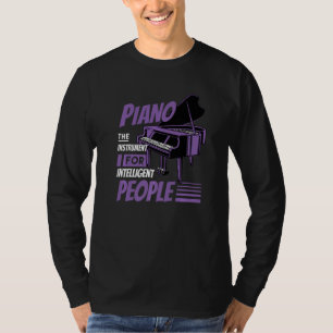 Camiseta Piano Pianista Músico Teclado Musical Cote Gag Ou