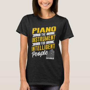 Camiseta Piano Pianista Músico Teclado Musical Cote Gag Ou