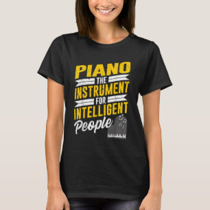 Camiseta Piano Pianista Músico Teclado Musical Cote Gag Ou