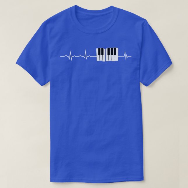 Camiseta Piano Piano Piano Grande Pianista de Pulso  (Frente do Design)