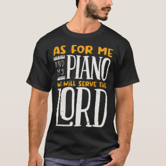 Camiseta Piano Piano Player Musical Piano Instrumento Music