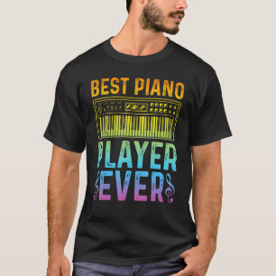 Camiseta Piano Player do Piano do Teclado Pianista Melhor P