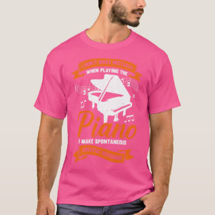 Camiseta Piano Player Engraçado Pianista Pianista Presente