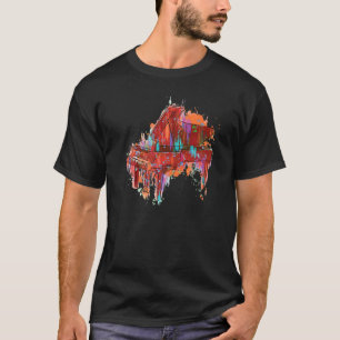 Camiseta Piano Player Pianista Orquestra Pianista Premium