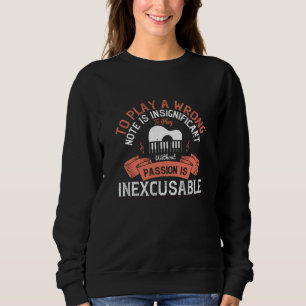 Camiseta Piano - Sem Paixão É Indesculpável