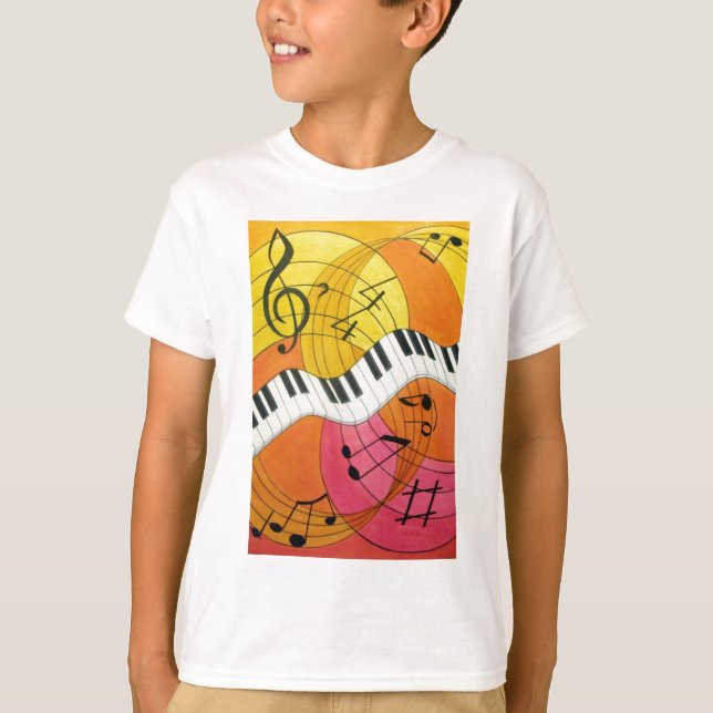 Camiseta Piano Swing Kids Sweet (Frente)
