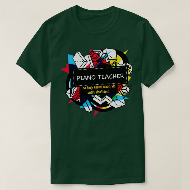 CAMISETA PIANO TEACHER (1) (Frente do Design)