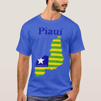 Camiseta Piaui - Sinalizador do Mapa Brasil