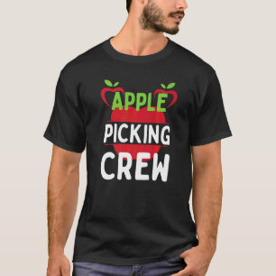 Camiseta Pic De Maçã De Maçã De Outono Correspondente