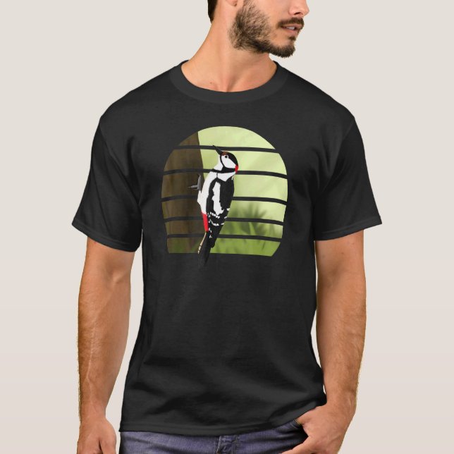 Camiseta Pica-pássaro-pássaro-pássaro (Frente)