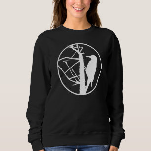Camiseta Pica-Pau Na Árvore Para Ornitologistas De Aves Na