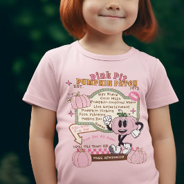 Camiseta Picada de Abóbora - Abóbora Rosa
