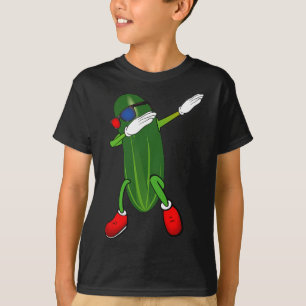 Camiseta Picante de pepino dançante Lover Cute Engraçado