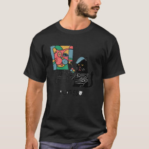 Camiseta Picatsso Cat Colorul Artist Art
