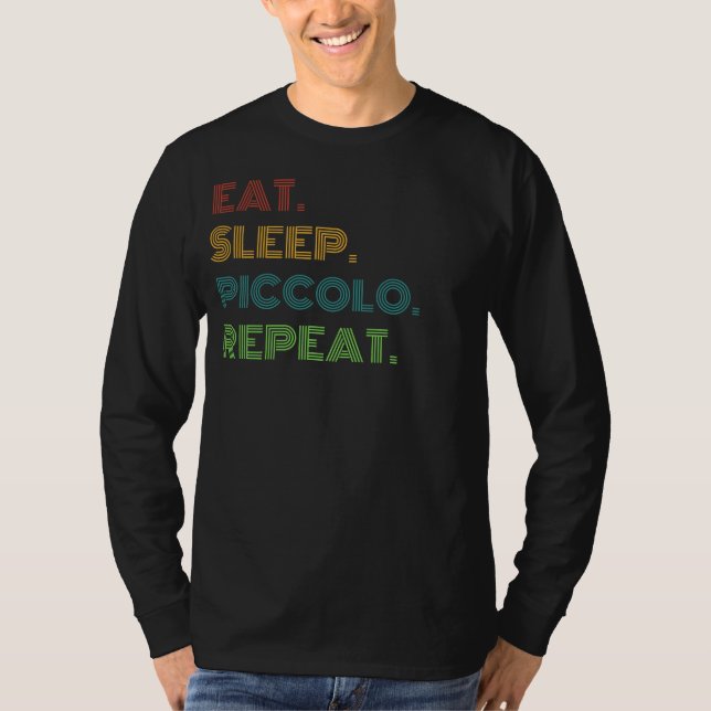 Camiseta Piccolo Chuckles: Coma, Dorme, Piccolo Repete Engr (Frente)