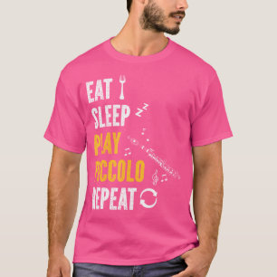 Camiseta Piccolo Flute Player Come Sono Toque Flauta
