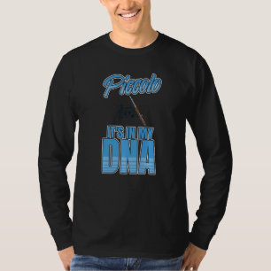 Camiseta Piccolo Instrumento Música Flute Player Principian