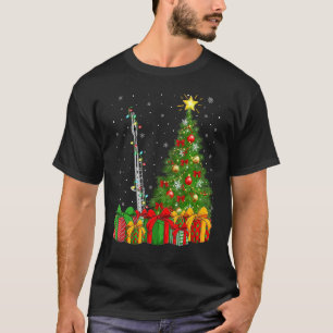 Camiseta Piccolo Music Xmas Holiday Piccolo Árvore de Natal
