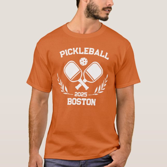 Camiseta Pickelball Boston 2025 Personalizado (Frente)