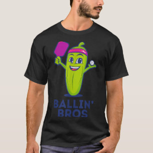 Camiseta Pickle Ballin' Bros - Oferece Amigos, Irmãos Ou