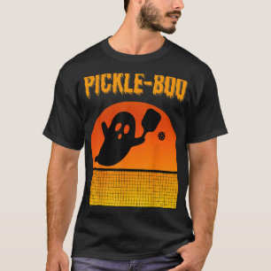 Camiseta Pickle Boo Ghost Jogando Pickleball no Custo das H