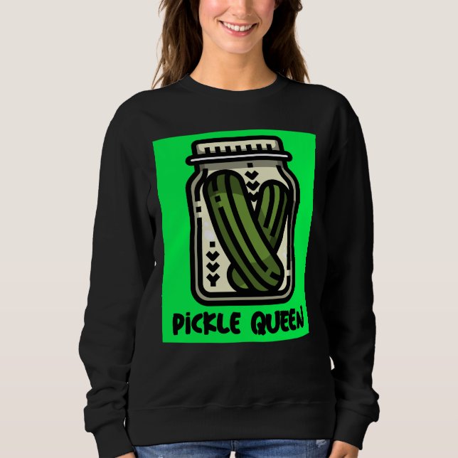 CAMISETA PICKLE RAINHA SENHORAS SUEATSHIRT (Frente)