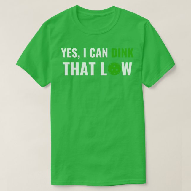 Camiseta Picklebal, eu posso beber essa pequena citação (Frente do Design)