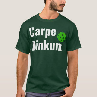 Camiseta Picklebal I pe Dinkum Pickleball Cote Engraçado