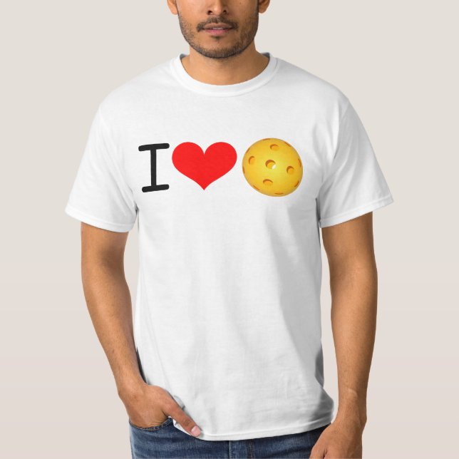 Camiseta Pickleball: Adoro Pickleball (Frente)