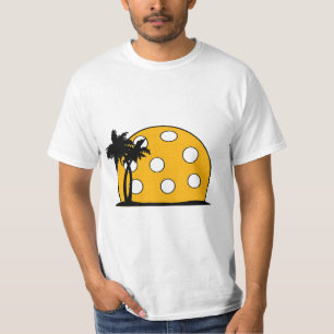 Camiseta Pickleball Beach Sunset