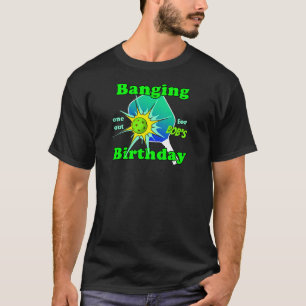 Camiseta Pickleball Birthday Blue Green Bangalize Personali