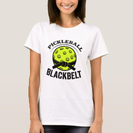 Camiseta Pickleball Blackbelt - Mestre de Pickleball Engraç