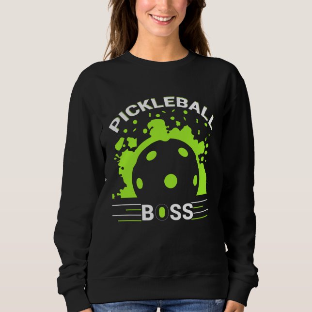 Camiseta Pickleball Boss  Player Humor (Frente)