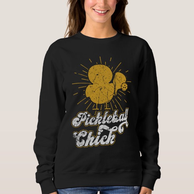 Camiseta Pickleball Chick Retro Vintage  7 (Frente)