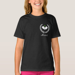 Camiseta Pickleball com Paddles e Nome Personalizado da Bol