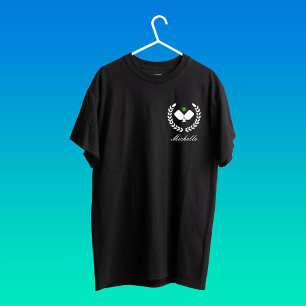 Camiseta Pickleball com Paddles e Nome Personalizado da Bol