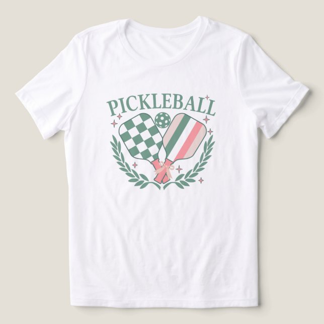 Camiseta Pickleball Crossed Paddles (Design frontal)